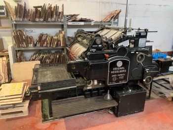 Máquinas tipográficas Heidelberg OHZ SBGZ}