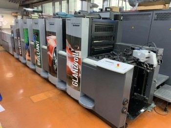 Sheet Offset Printing Machines Heidelberg Speedmaster SX 52-5-H + LX (LE UV)}